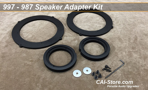 Custom Hertz Mille 3-way Speaker Set For Porsche 911, Cayman, & Boxster