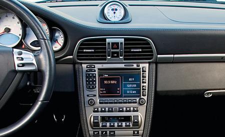 Porsche 997 cabin and center console