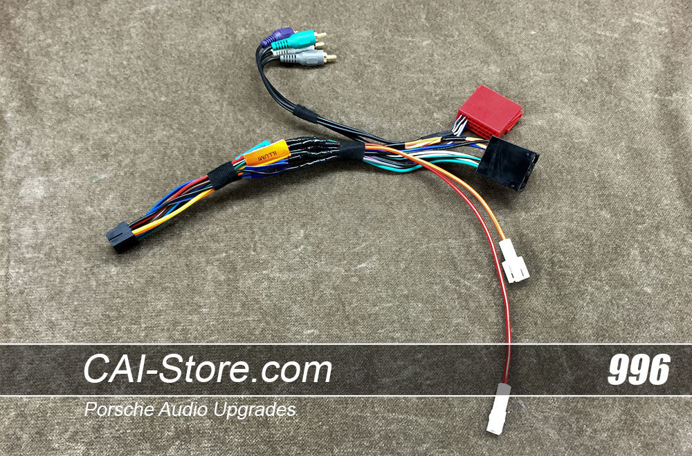 Porsche Radio CD Player Installation Hardware & Wire Harness Kit '97-'05, 911 & Boxster