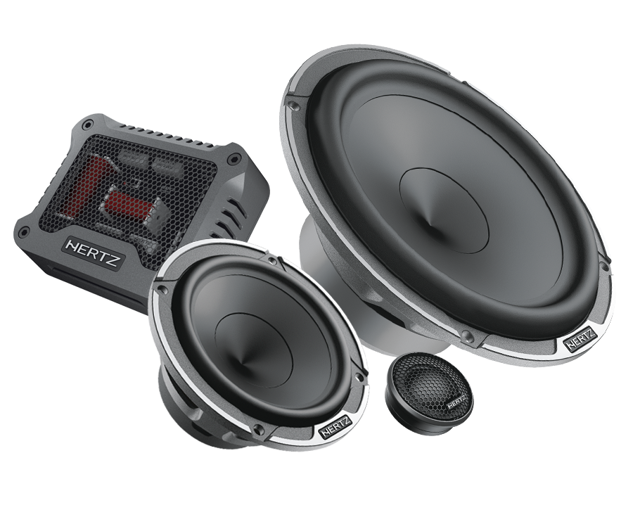 Custom Hertz Mille 3-way Speaker Set For Porsche 911, Cayman, & Boxster