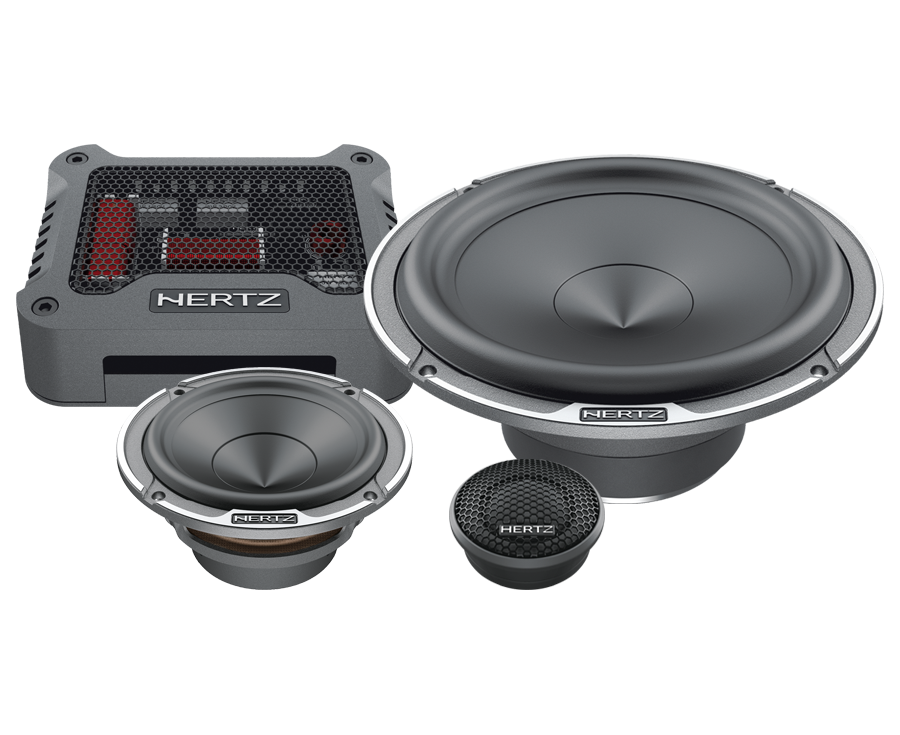 Custom Hertz Mille 3-way Speaker Set For Porsche 911, Cayman, & Boxster