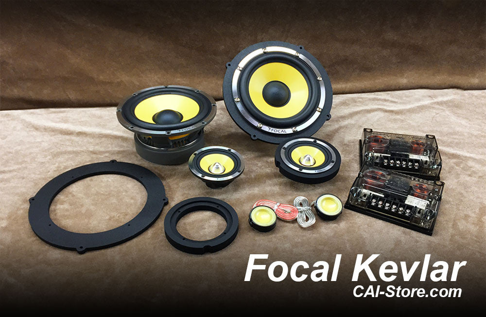 Custom Focal Speaker Set For Porsche 911, Cayman, & Boxster