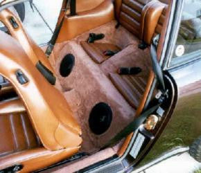 Porsche 911 Convertible and Coupe Dual 8" Subwoofer 1976 - 1983